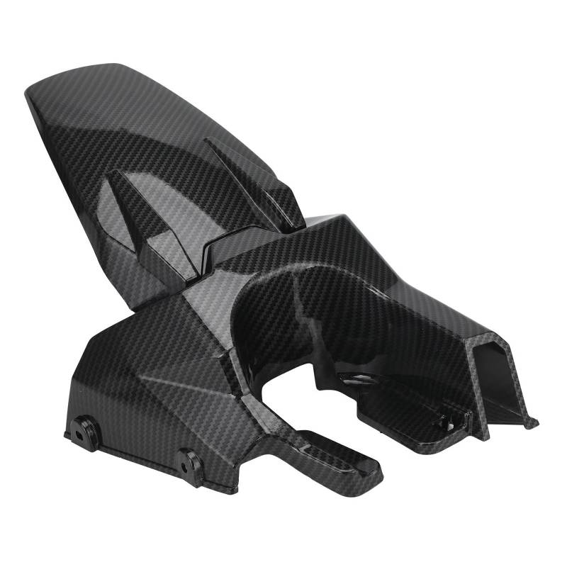 bcumst Motorrad Kotflügel Für Grom MSX125 MSX 125, Carbon Fiber Pattern, Schwarz, Kohlenstofffaser, Universalpassform, Hinten von bcumst
