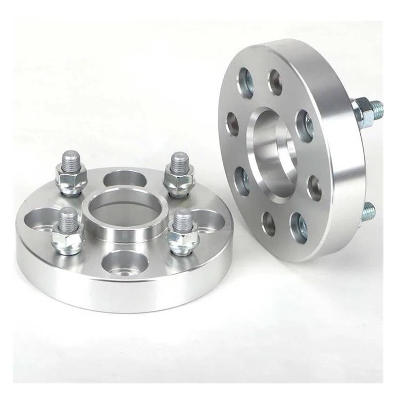 Spurverbreiterungen Für VW Für Jetta Für Gower Alt Sandanap Sang Silkworm 200 M12x1.5 2 Stück PCD 4x100 CB 57,1mm Dicke 20-50mm Rad Spacer Adapter 4lug Flansch-Radnaben-Distanzstück(2PCS 30mm Silver) von bcumst