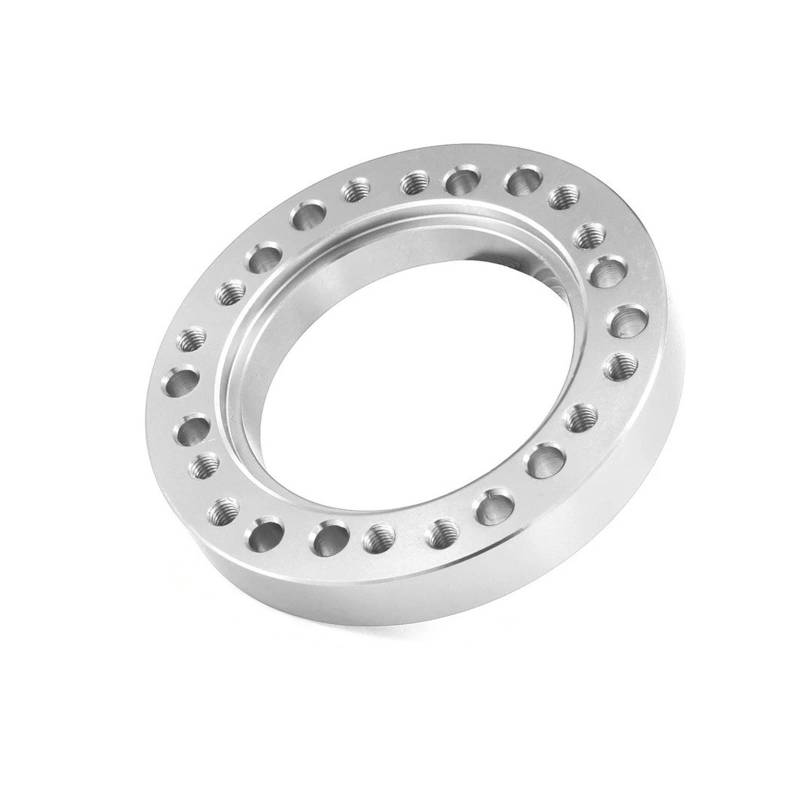 Spurverbreiterungen Universal-Autozubehör Lenkradlochadapter Lila 12mm CNC-Aluminium Auto Lenkradnaben-Boss-Kit Adapter Spacer Flansch-Radnaben-Distanzstück(Silber) von bcumst