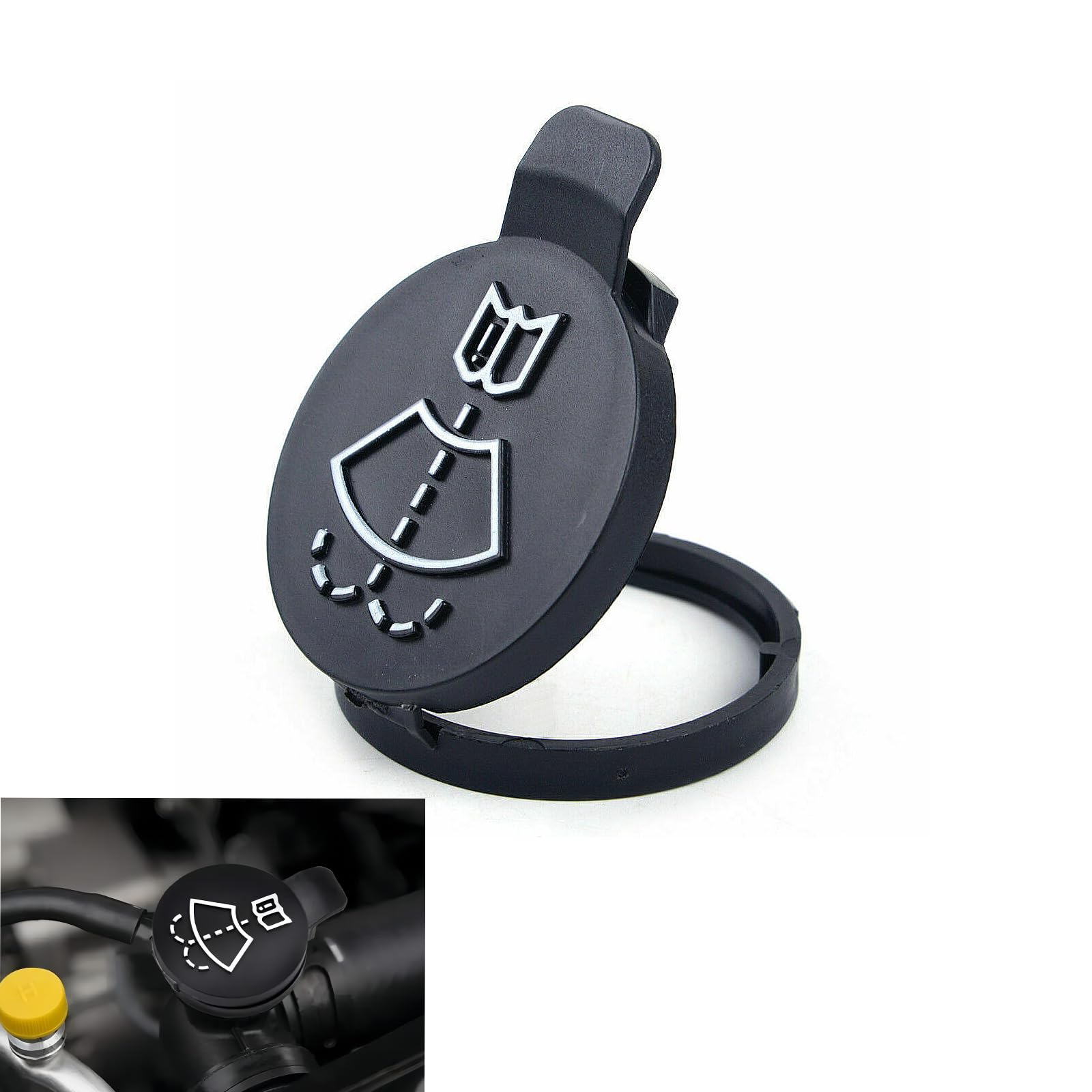 Deckel Wischwasserbehälter, Wischwasser Deckel, Behälter Scheibenwaschanlage, Scheibenwischer Waschflüssigkeitsbehälter Tankdeckel, Für Die Meisten Autos Deckel Wischwasserbehälter, Wischwasser Deckel, Behälter Scheibenwaschanlage, Scheibenwischer Waschflüssigkeitsbehälter Tankdeckel, Für Die Meisten Autos von beejune
