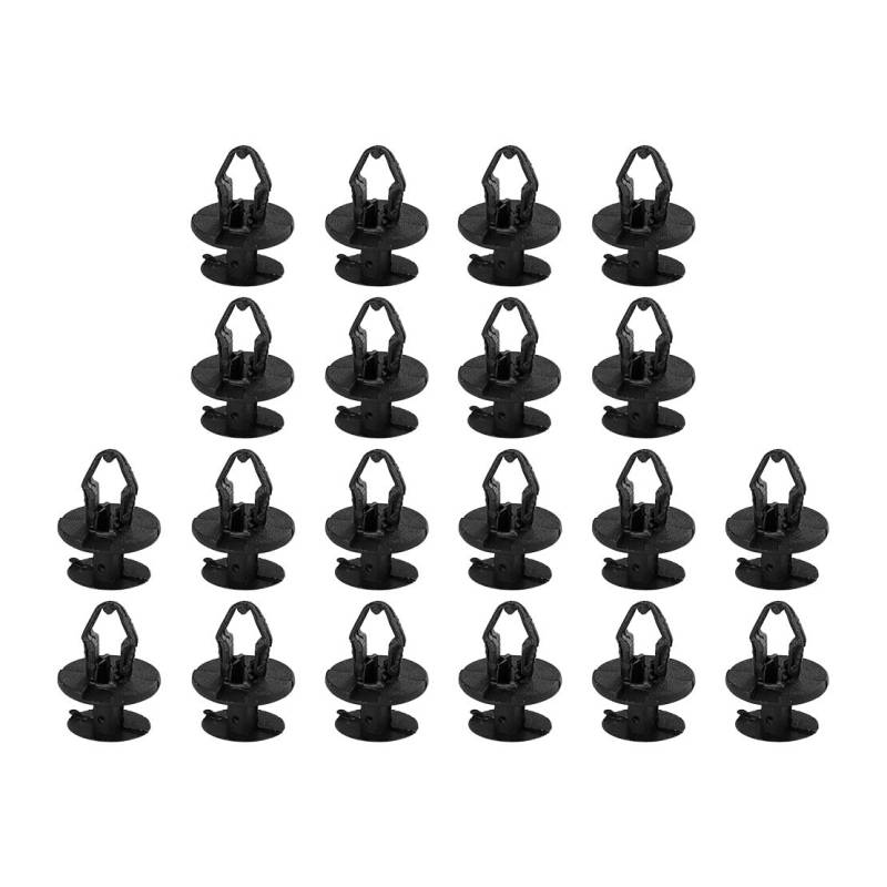 beler 20pcs Fender Schürze Liner Splash Shield Push-Type Clip Retainer Niete 11609417 Fit für GM von beler