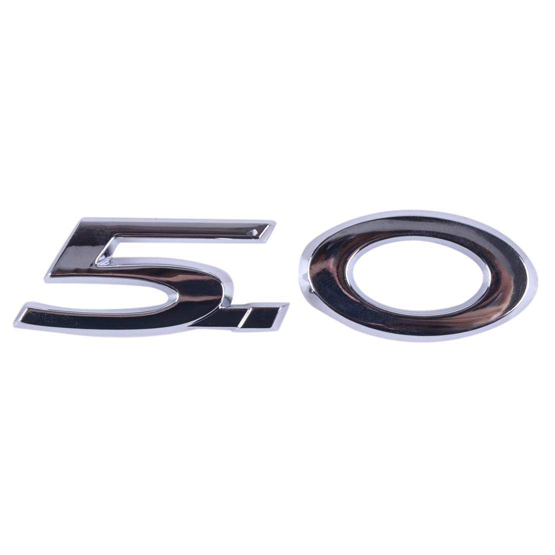 beler 3D 5,0" Letters Trunk Fender Abzeichen Emblem Aufkleber Logo Trim Fit für Jaguar XF XE XJ F-PACE von beler