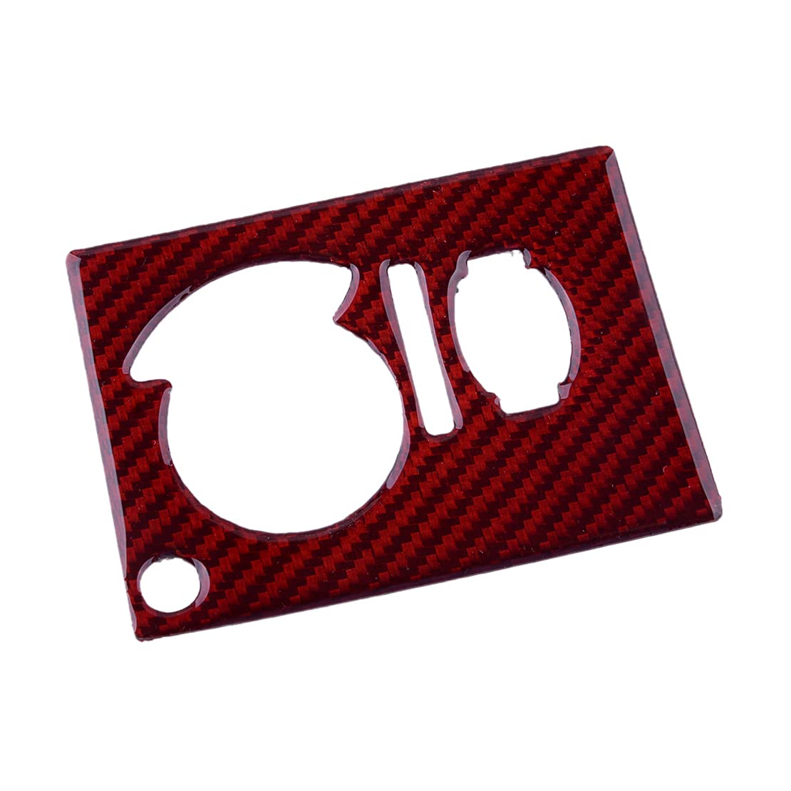 beler A Style Red Carbon Fiber Interior Frontscheinwerfer Schalter Panel Cover Trim Fit für Dodge Challenger 2008-2014 von beler