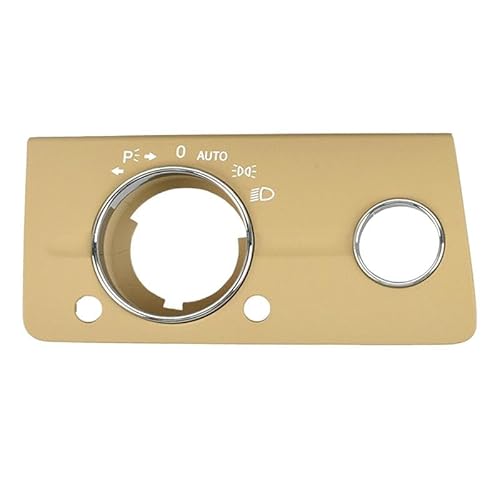 beler Kunststoff Interieur Beige Scheinwerfer Schalter Knopf Verkleidung Verkleidung 21154507049116 Fit für Mercedes Benz W211 E Klasse 2003-2008 von beler