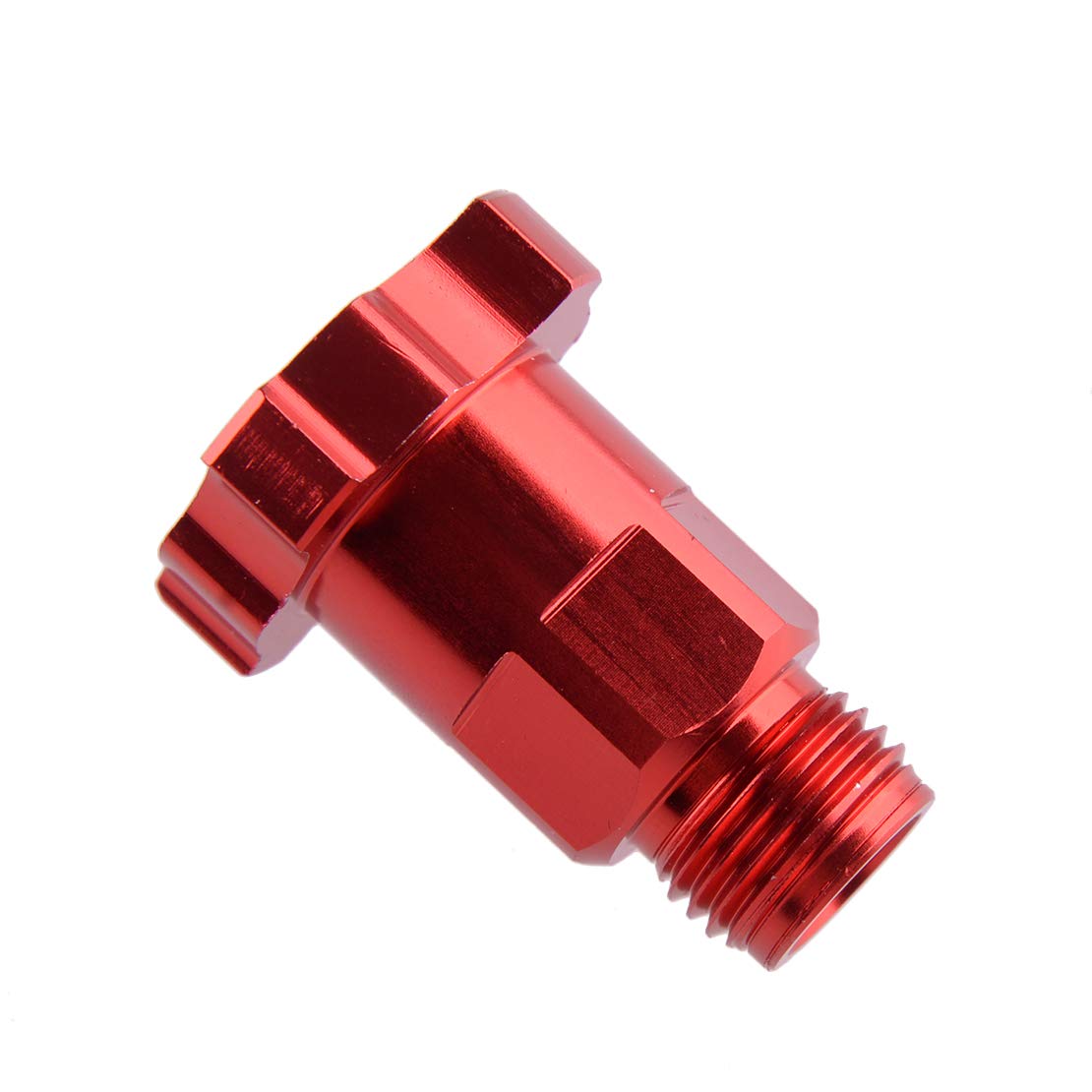 beler M16 * 1.5 mm Außengewinde passend für PPS-Adapter Sprühbecher-Steckverbinder Topfverbindungen Rot von beler