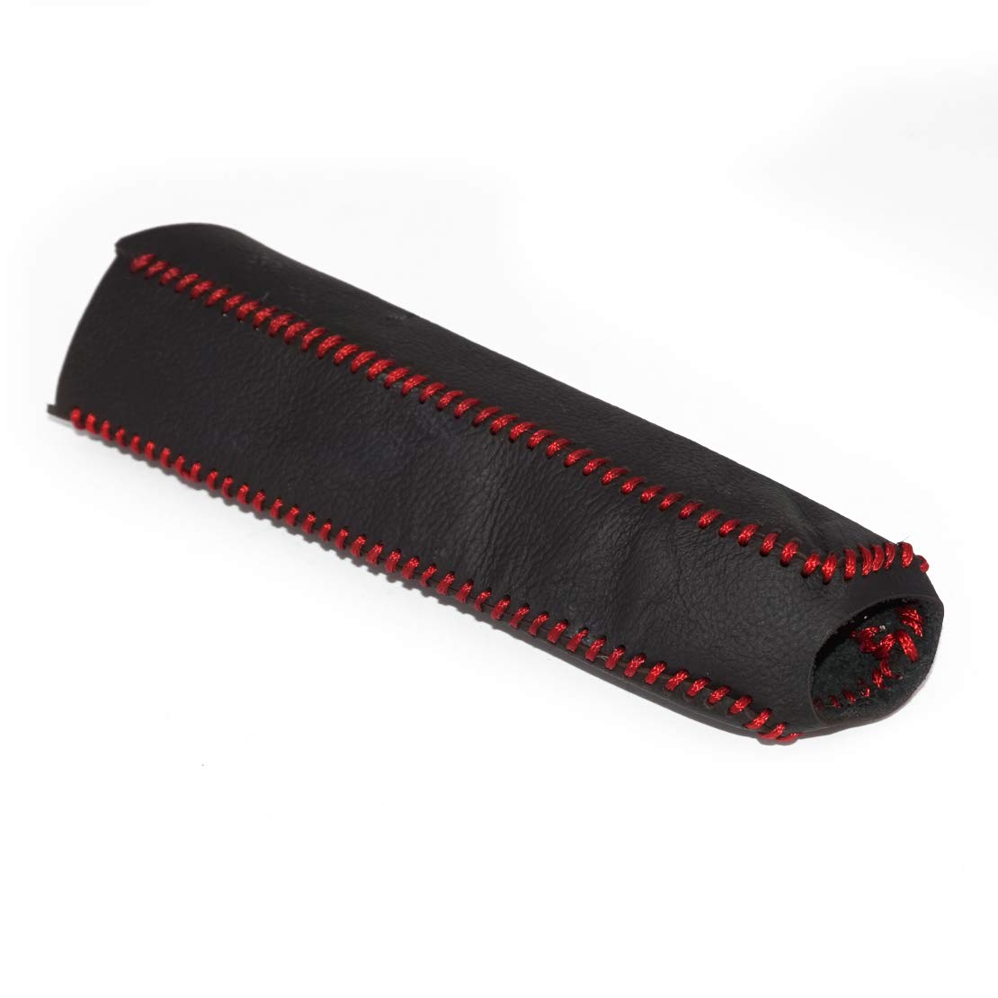 beler Schwarz Leder Rot Nähen Handbremse Dekorative Abdeckung Hülle Schutzhülle von beler