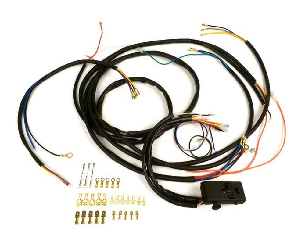 BGM Kabelbaum Conversion Kit (inkl. Lichtschalter) Vespa AC Umrüstung auf Elektronische Zündung kompatibel für Vespa Smallframe V50 Special von bgm ORIGINAL SUPERCHARGED