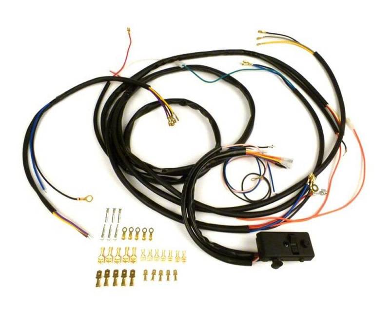 BGM Kabelbaum Conversion Kit (inkl. Lichtschalter) Vespa AC Umrüstung auf Elektronische Zündung kompatibel für Vespa Smallframe V50 Special von bgm ORIGINAL SUPERCHARGED