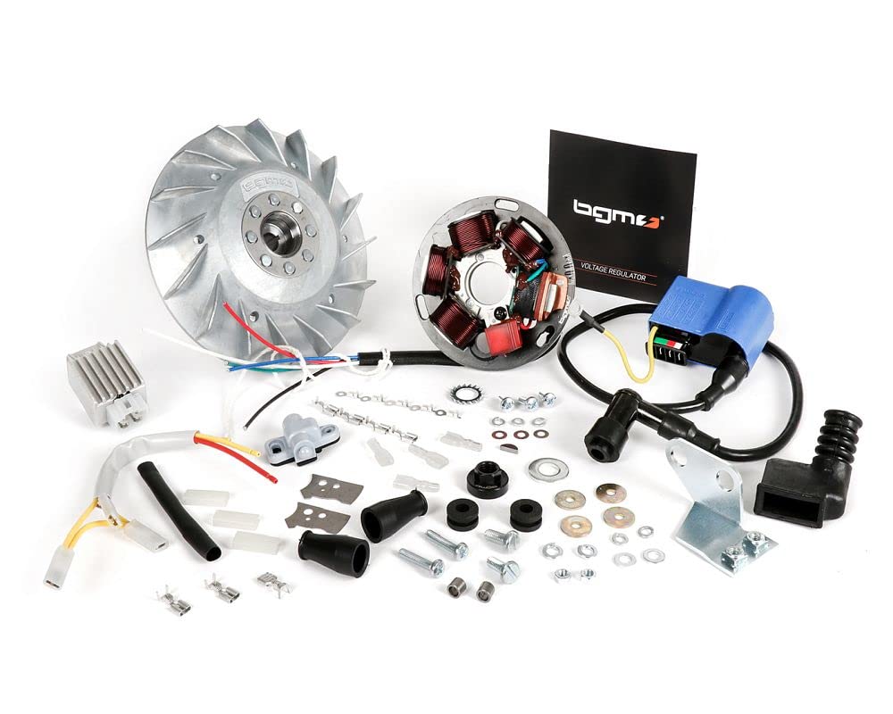 BGM PRO Umrüstkit Zündung Touring 12V Largeframe großer Konus 1600g kompatibel für Vespa P80X, P125X, P200E, P150S, P200E, PX125E von bgm ORIGINAL SUPERCHARGED