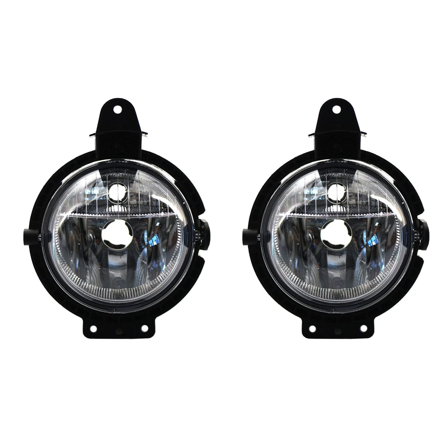 biyan 2 x Nebelscheinwerfer-Abdeckung für Mini R55 R56 R57 R58 R59 2006–2014 63172751295 von biyan