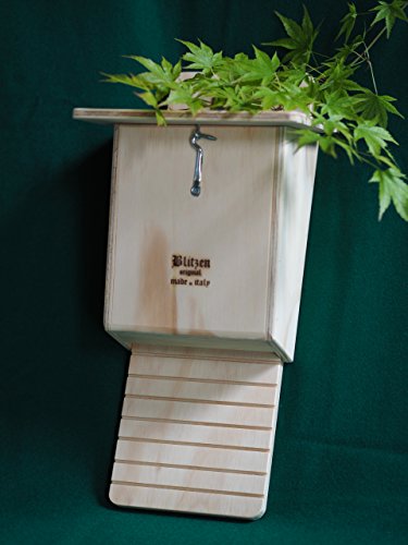 Fledermauskasten, Fledermaushaus Überprüfbare Bat Box Gegen Mücken Blitzen Original made in Italy 100% von blitzen