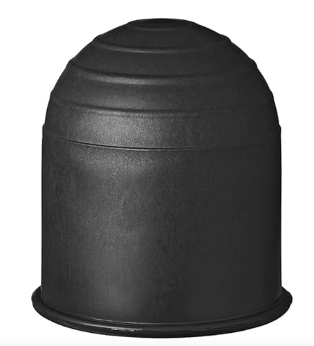Anhängerkupplung Abdeckung, 50 mm Gummi/Kunststoff Anhängerkupplung Schutzkappe Anhängerkupplung Kugelkopf für Anhänger PKW LKW RV (Kappe schwarz) von blntackle76