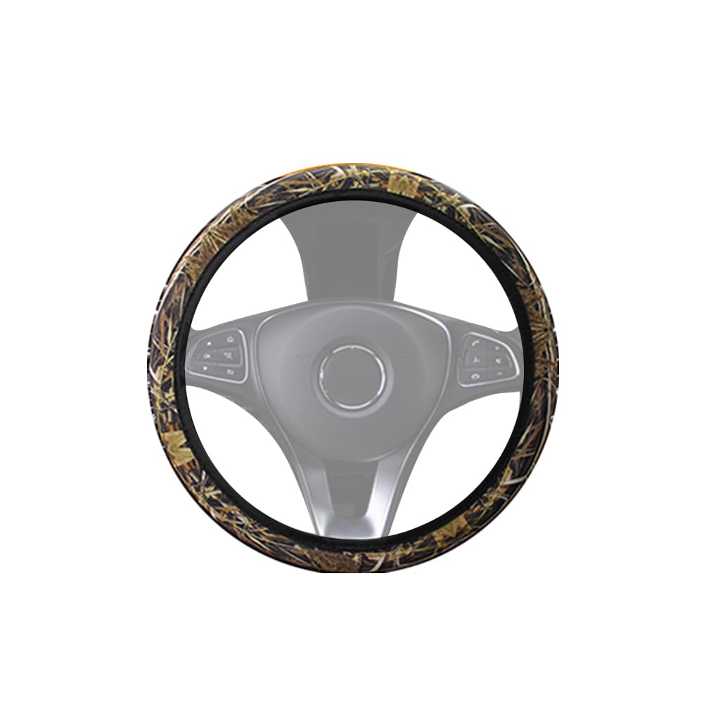 BRAXE Camouflage Lenkradbezüge, Elastischer Stoff LKW Lenkschutz Auto Radschutz Multifunktionale Echte Baum Lenkfolie Armee Druck Lenkbezug für Fahrzeuge BRAXE Camouflage Lenkradbezüge, Elastischer Stoff LKW Lenkschutz Auto Radschutz Multifunktionale Echte Baum Lenkfolie Armee Druck Lenkbezug für Fahrzeuge von braxe