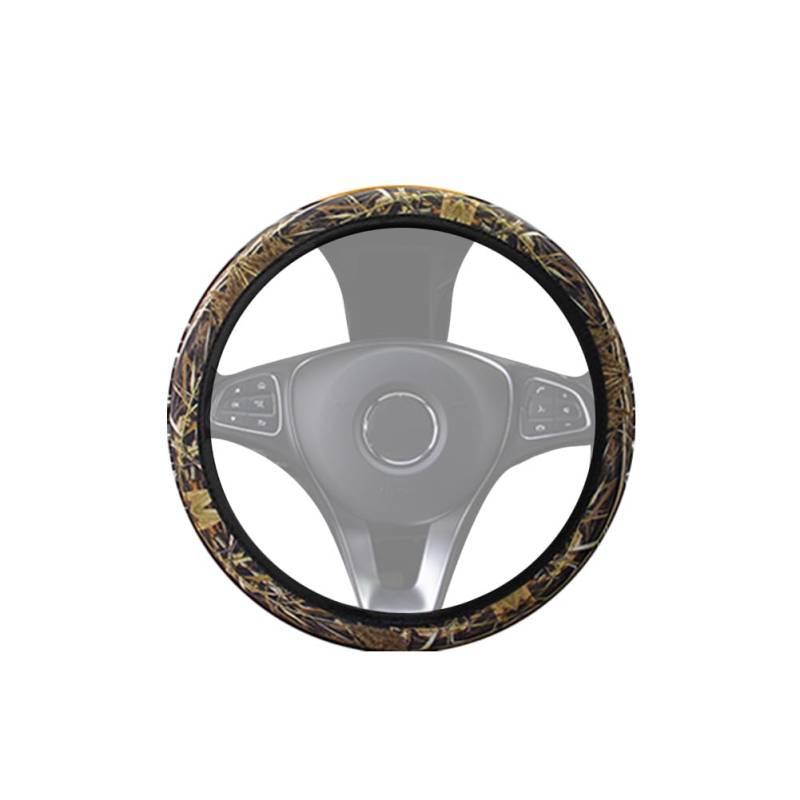 BRAXE Camouflage Lenkradbezüge, Elastischer Stoff LKW Lenkschutz Auto Radschutz Multifunktionale Echte Baum Lenkfolie Armee Druck Lenkbezug für Fahrzeuge von braxe
