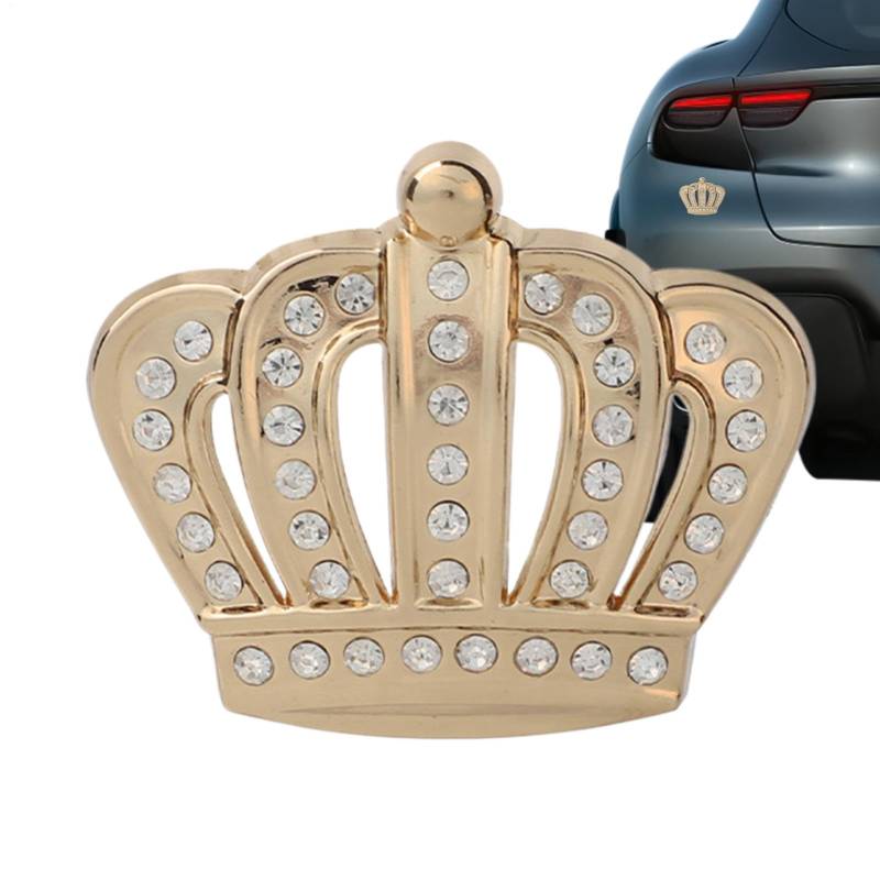 Auto Embleme Prinzessin Krone Abzeichen Aufkleber 'Auto mit Krone - Emblem Abzeichen 'Krone - Aufkleber für Stoßstange Bling Krone von brooksnaji