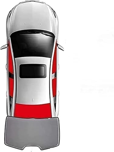 Auto Seitenfenster Sonnenschutz für BMW X1 Imported F48 2015-2022, Auto Sonnenblende Fenster Windschutzscheibe Abdeckung Vorhang Jalousie Atmungsaktives Schutzabdeckung,rearwindshield von buhb