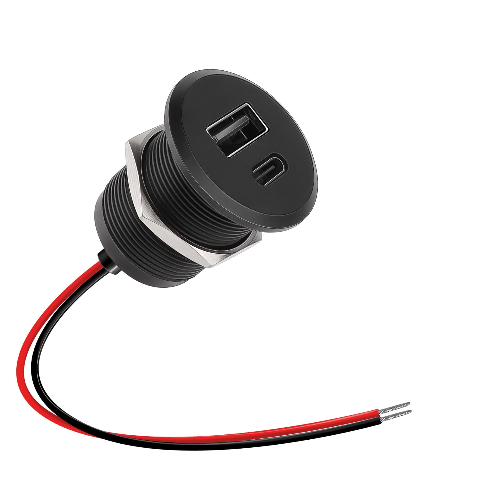 CamperXlite 24W 12V USB Steckdose Wohnmobil -QC 3.0 et PD 3.0, Aluminium Yacht USB Dose KFZ Schnellladegerät für Wohnwagen Anhänger Van LKW Boot (1 Stk.) CamperXlite 24W 12V USB Steckdose Wohnmobil -QC 3.0 et PD 3.0, Aluminium Yacht USB Dose KFZ Schnellladegerät für Wohnwagen Anhänger Van LKW Boot (1 Stk.) von camperxlite