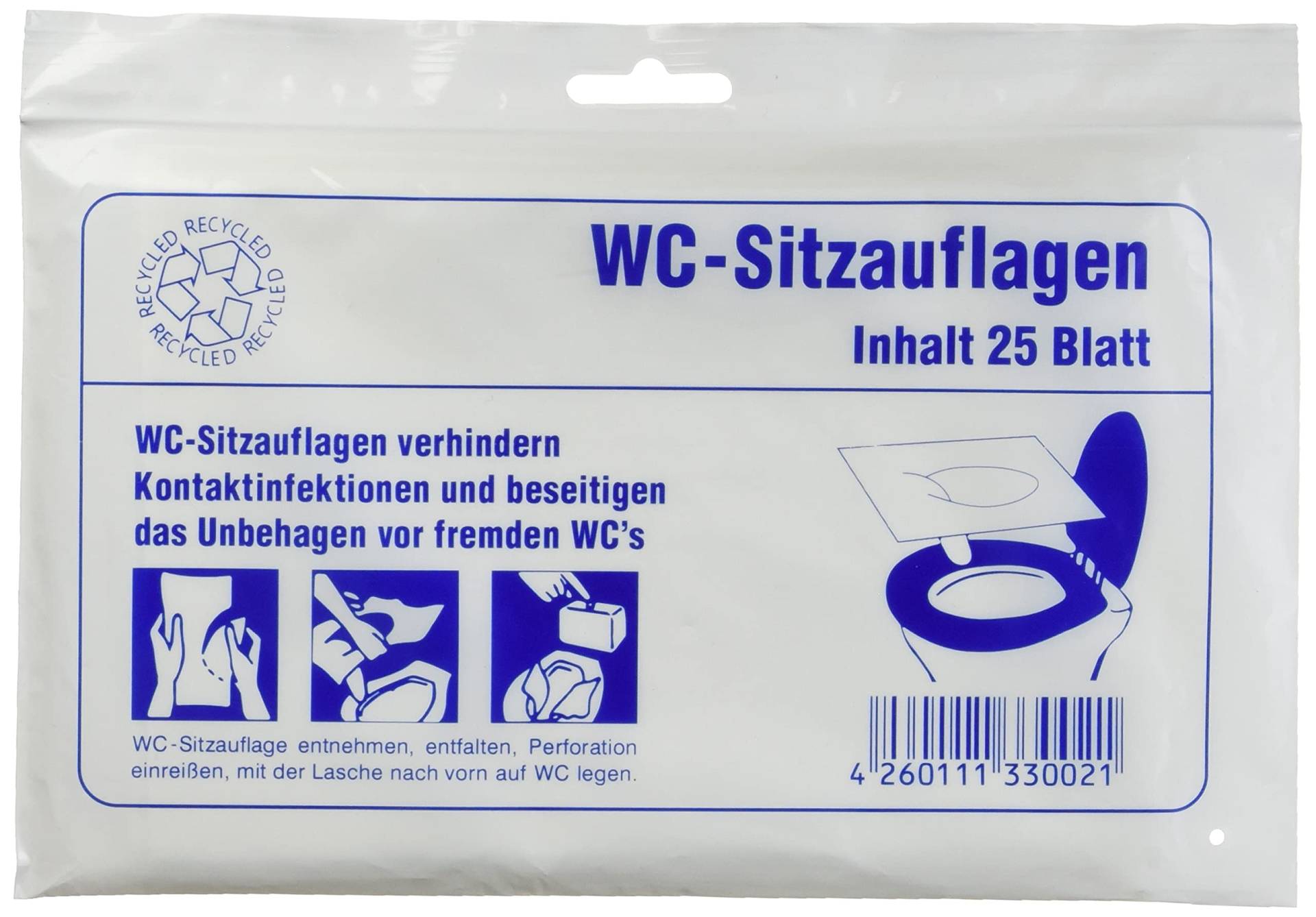 WC-Brillenschutz 25er-Pack WC-Brillenschutz 25er-Pack von camppartner24