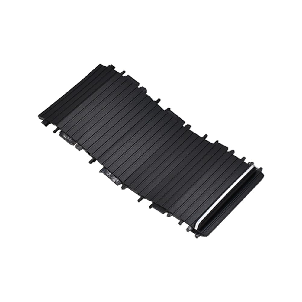 CANTONDZ Auto Mittelkonsole Rollo Blende Abdeckung Auto Innen Mittelkonsole Getränkehalter Rollo Abdeckung Kompatibel mit BMW 3er-Serie E46 316 318 320 325 328 1998-2005 51167038333 von cantondz