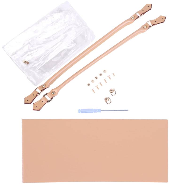Klar PVC DIY Tote Tasche Handtasche Making Kit Handgemachte Geschenktüten Handwerk Zubehör Werkzeug Set Nähen Handtasche Zubehör von caoxhenr