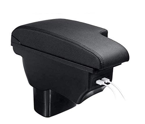Auto-Armlehne Kompatibel mit Nissan JUKE ab 2010 bis 2019 - Mittelkonsole USB in Schwarzem Leder mit Armlehne und Ablagefach Auto-Armlehne Kompatibel mit Nissan JUKE ab 2010 bis 2019 - Mittelkonsole USB in Schwarzem Leder mit Armlehne und Ablagefach von car passion