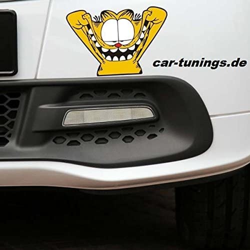 car-tuningsde Garfield Funny Auto-Aufkleber Smile von car-tuningsde