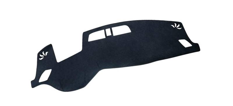 Auto Armaturenbrett Abdeckung, für Outlander 4 GM GN PHEV 2022 2023 (RHD) Antirutschmatte Armaturenbrett Abdeckung Pad Dashmat Teppich Innenzubehör A-Schwarzer Rand von carLLL