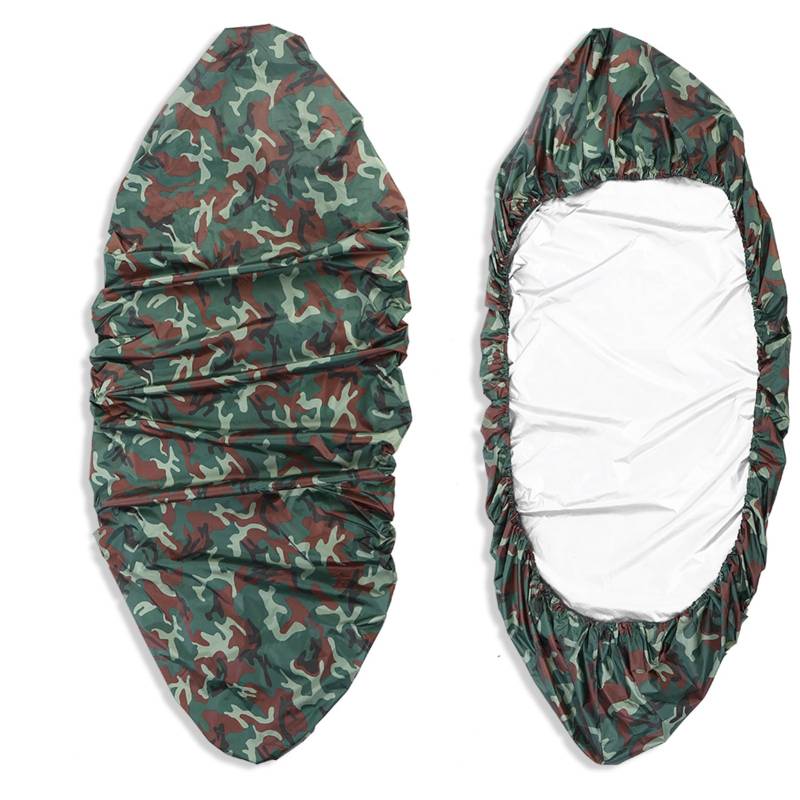 Kajakabdeckung, 4,5 m wasserdichte Kajak-Aufbewahrungsabdeckung UV Sun Preservation Paddle Board Cover Polyester Kajak-Deckel Cockpit Cockpit Cover für 3,6-4m Kajakbootkanu (Grau) von cardyven