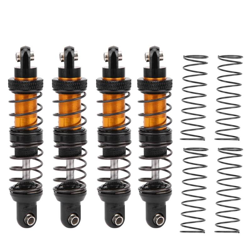 RC -Stoßdämpfer -Set, einstellbare montierte RC -Dämpfer -Federung, Ölsuspensionsstreifen Dämpfer für CC01 RC -Automodellzubehör für (90 mm) von cardyven
