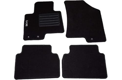 CarMats Nadelfilz-Fußmatten für IX35 – 3 Befestigungen, Schwarz, Wasser- und geruchsabweisend, Passform für Ihr Auto CarMats Nadelfilz-Fußmatten für IX35 – 3 Befestigungen, Schwarz, Wasser- und geruchsabweisend, Passform für Ihr Auto von Carmats