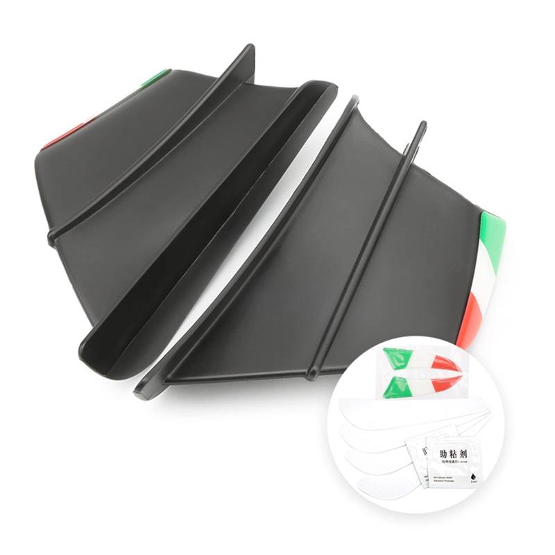 Motorrad Dynamischer Spoiler Aerodynamischer Flügelspoiler Motorräder Roller Modifikationszubehör von carotoe