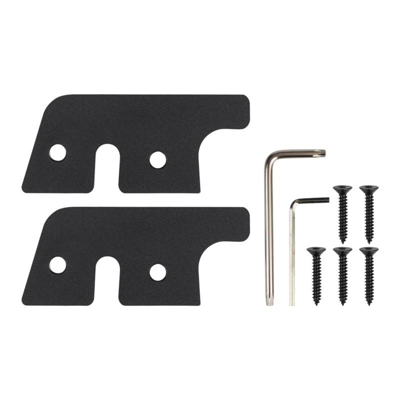 carotoe 1 Paar Sonnenblenden-Clip, schnelle Reparatur, Wartung, Renovierung, Aluminiumlegierung, mühelos, für JK-Sonnenschutz von carotoe