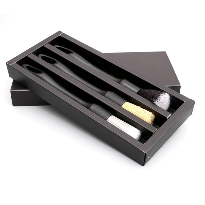 carotoe 3-teiliges Detail-Pinsel-Set, Auto-Detail-Pinsel für Autoreinigung, Detaillierungspinsel, Armaturenbrett, Luftauslass-Radbürste von carotoe