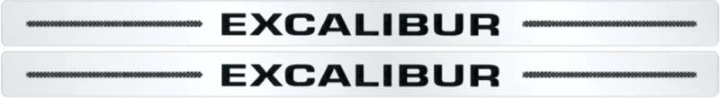 carstyling XXL Aufkleber Einstiegsleisten Excalibur 2 Stück je 610 x 40 mm von carstyling XXL