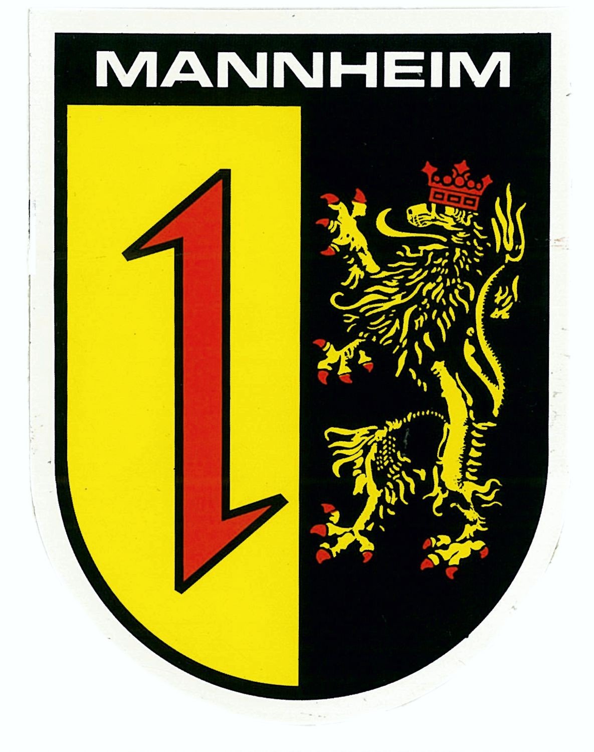 carstyling XXL Aufkleber Wappen Mannheim 115 x 90 mm von carstyling XXL
