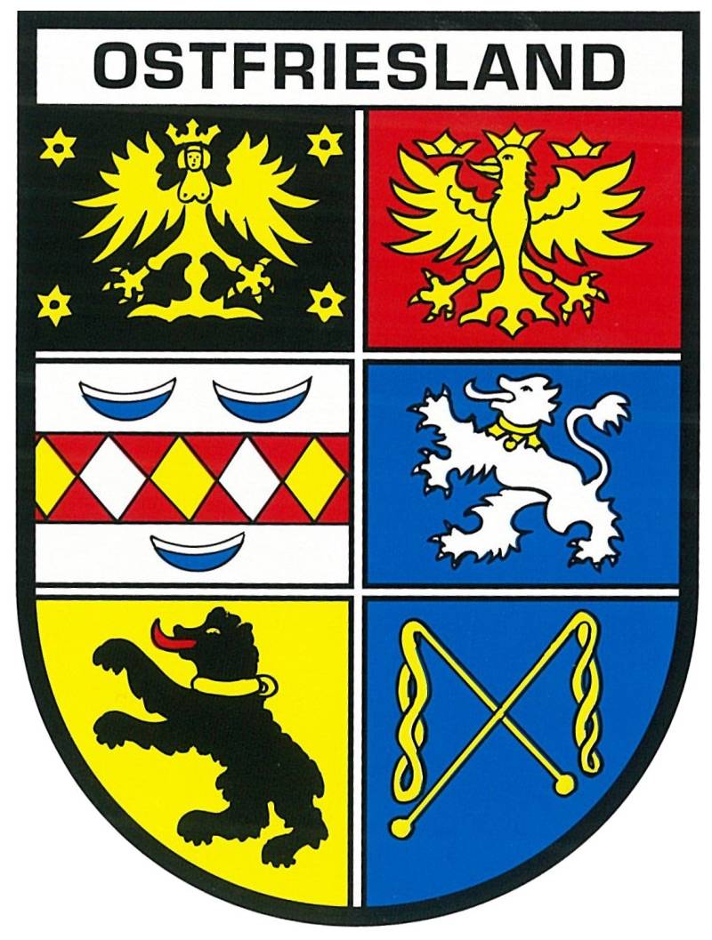 carstyling XXL Aufkleber Wappen Ostfriesland 115 x 90 mm von carstyling XXL