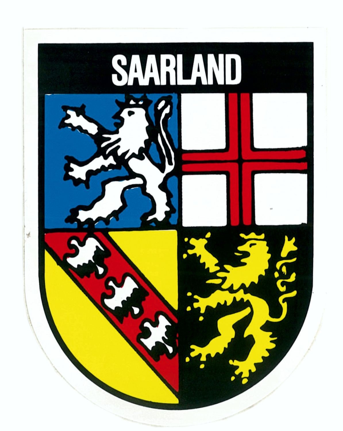 carstyling XXL Aufkleber Wappen Saarland 115 x 90 mm von carstyling XXL