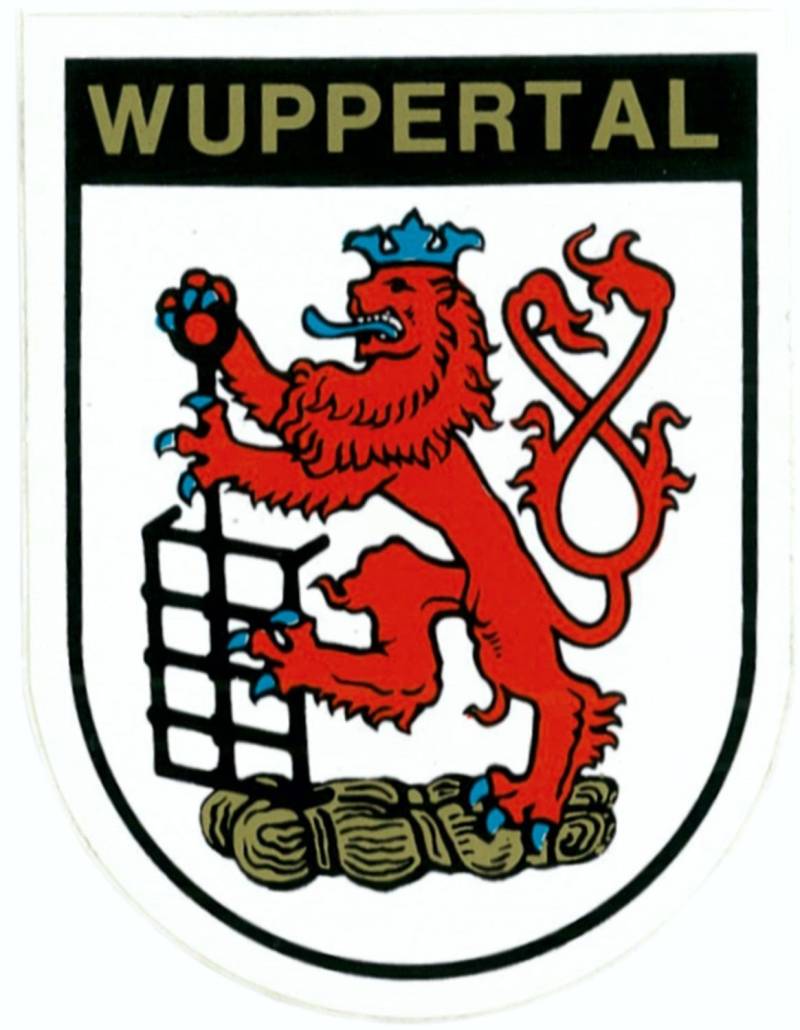 carstyling XXL Aufkleber Wappen Wuppertal 115 x 90 mm von carstyling XXL