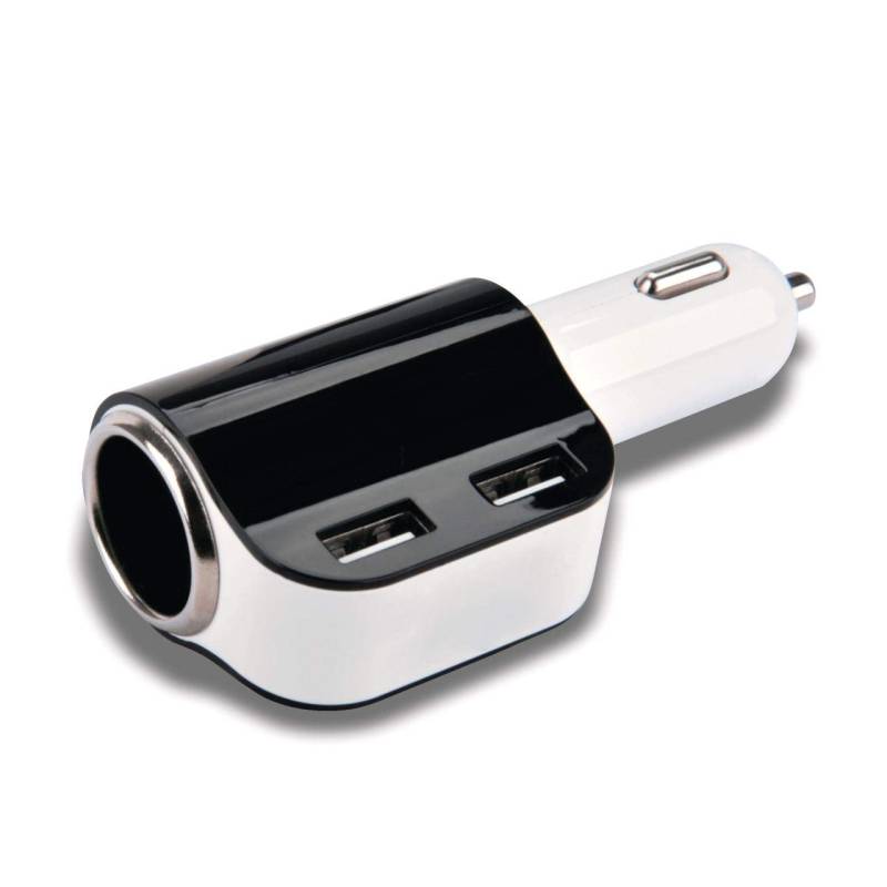 Cartrend 10419 USB Ladesteckdose zum Laden und Betreiben verschiedener Geräte 12 Volt, 3100 mA von cartrend