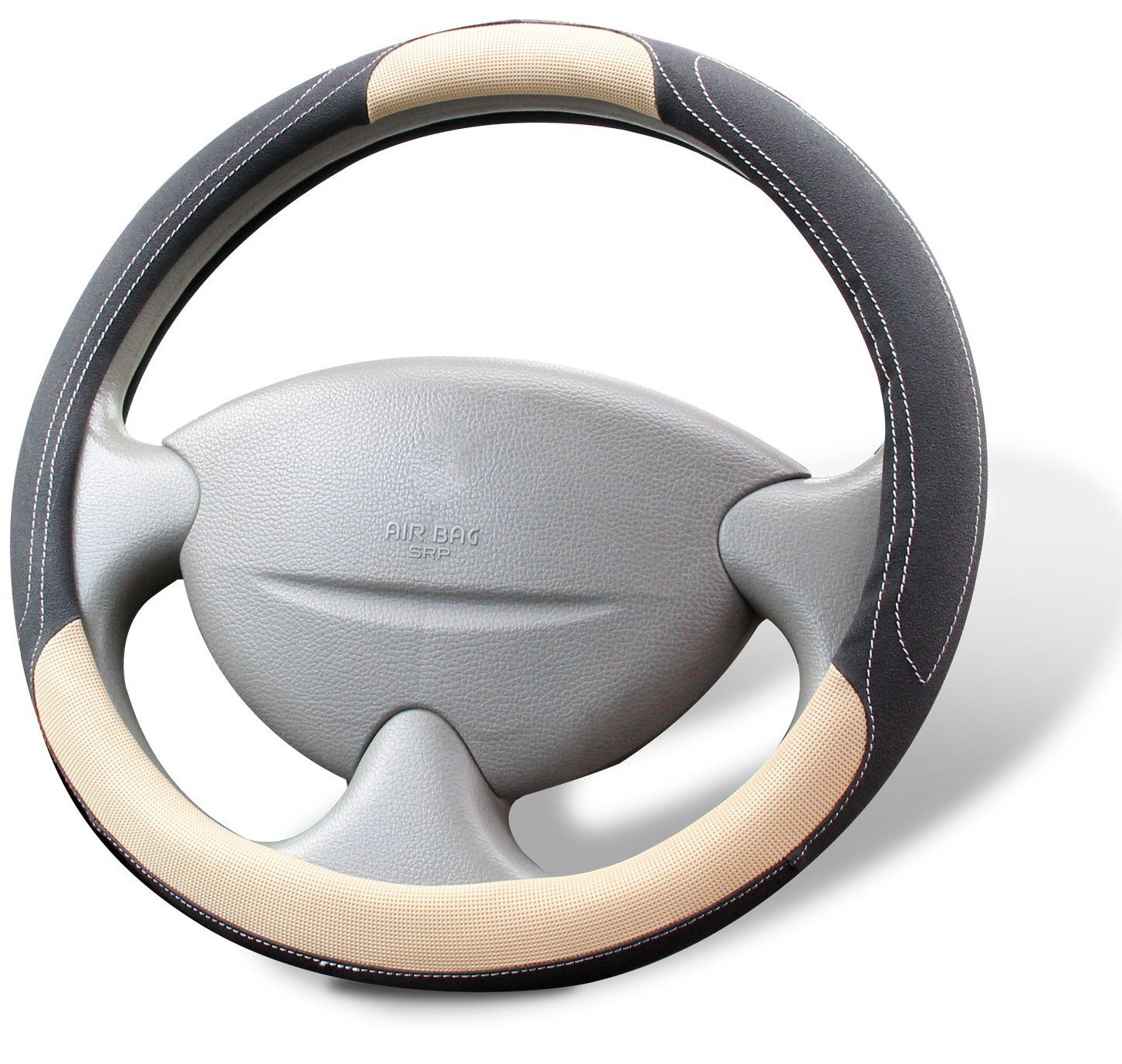 cartrend 60291 Premium Lenkradhülle, Schwarz/Beige cartrend 60291 Premium Lenkradhülle, Schwarz/Beige von cartrend