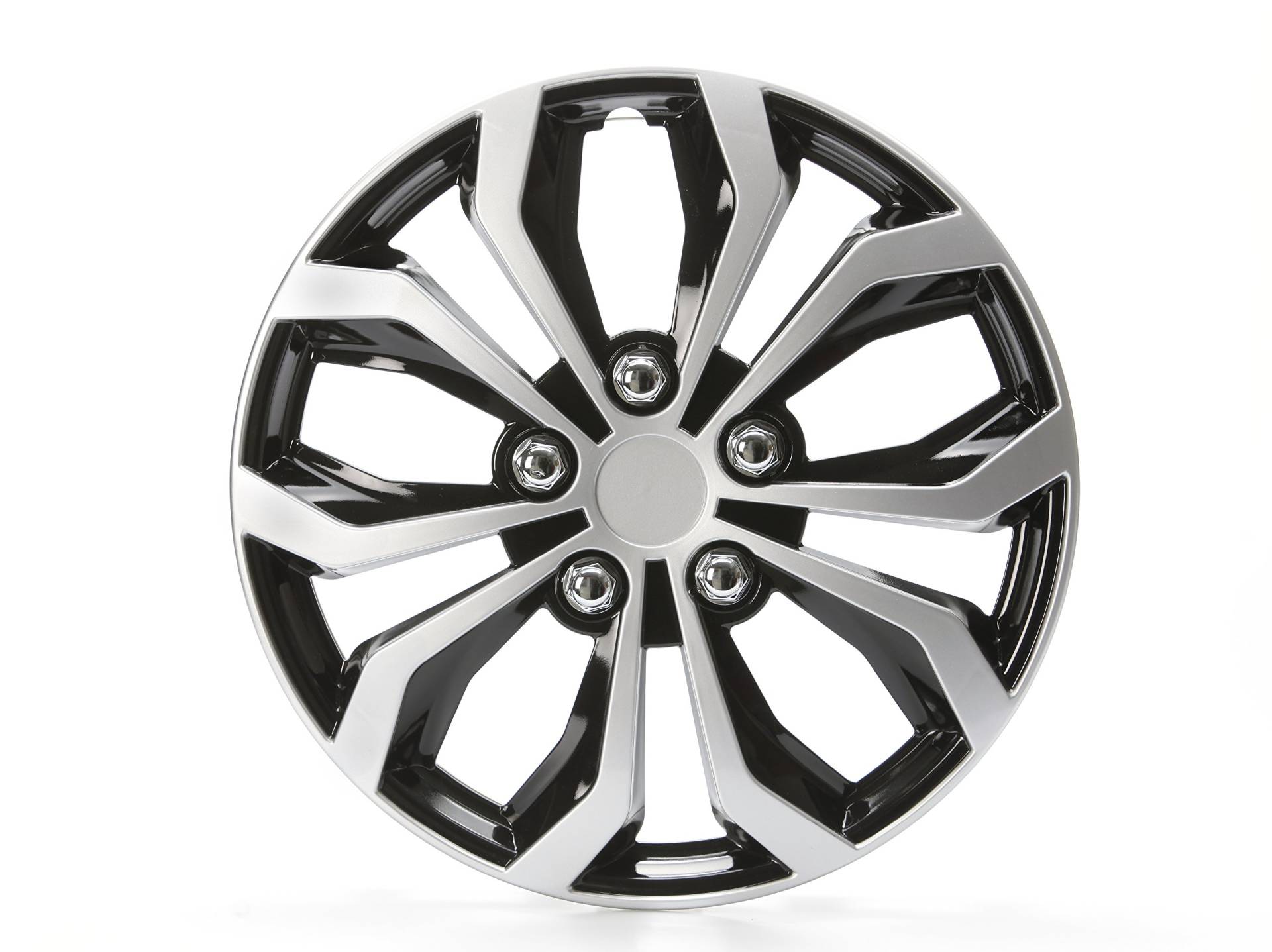 cartrend Daytona Universal Radzierblenden in schwarz/silber, für 16 Zoll Räder, 4 Radkappen aus robustem Kunststoff cartrend Daytona Universal Radzierblenden in schwarz/silber, für 16 Zoll Räder, 4 Radkappen aus robustem Kunststoff von cartrend