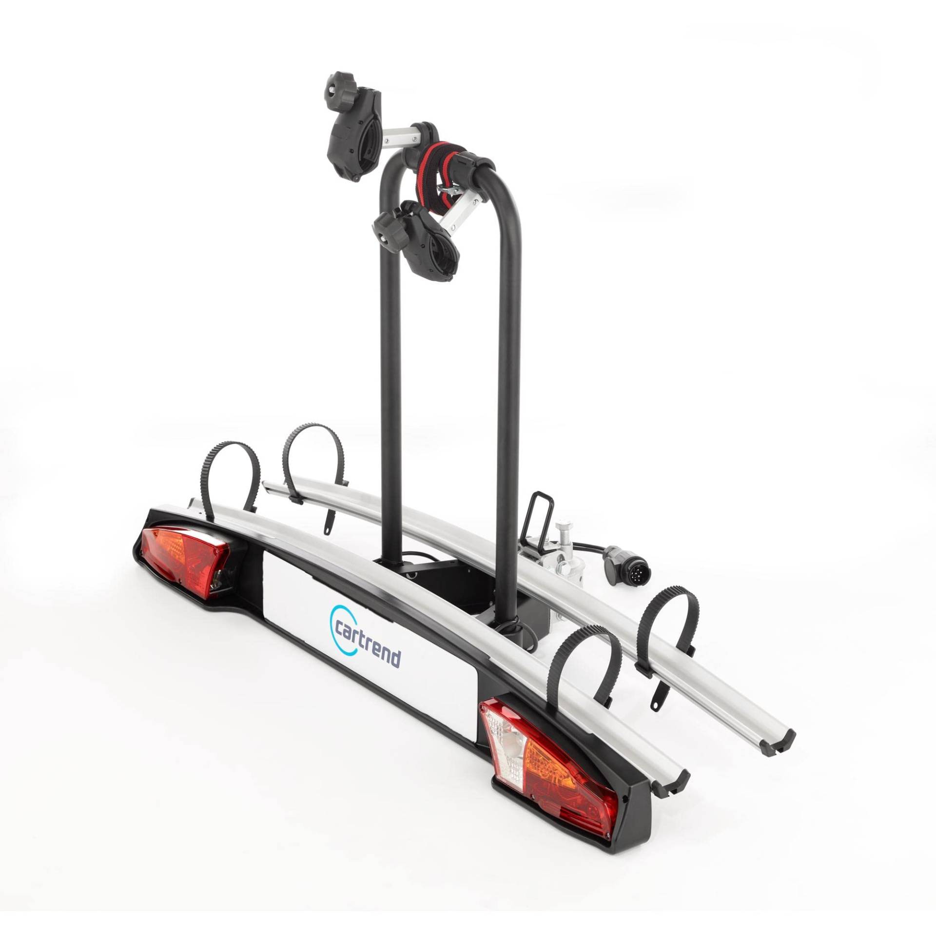 cartrend Kupplungsfahrradträger Alu Active Modell 11116, für 2 Fahrräder oder 1 E-Bike, abklappbar, mit 13-poligem Anhängerstecker, EEC-Betriebserlaubnis cartrend Kupplungsfahrradträger Alu Active Modell 11116, für 2 Fahrräder oder 1 E-Bike, abklappbar, mit 13-poligem Anhängerstecker, EEC-Betriebserlaubnis von cartrend