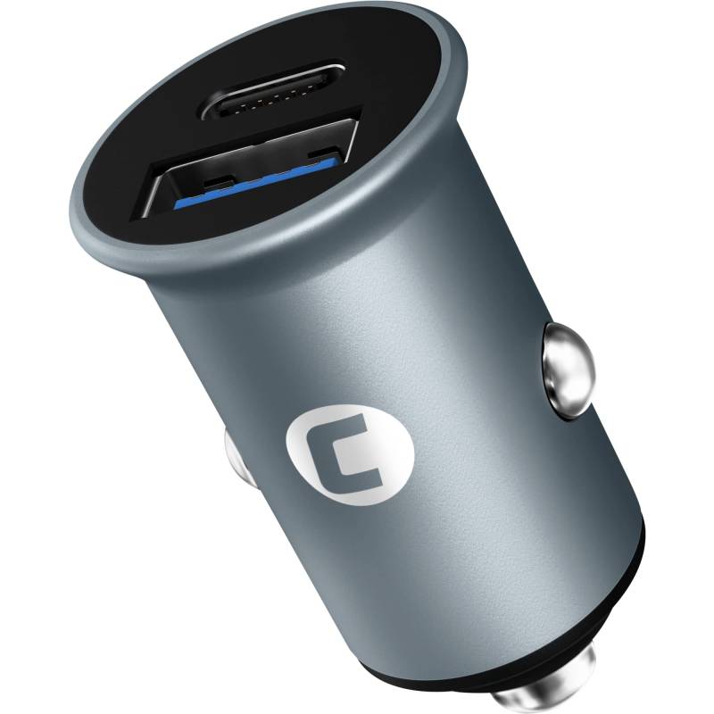 cartrend USB Ladegerät 2-Ports, KFZ-Auto-Ladegerät mit Power Delivery (PD), USB-A-Anschluss, kompakte Größe von cartrend