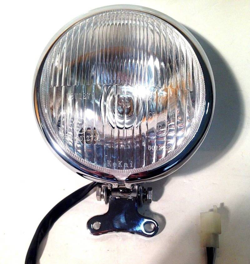 casabike Scheinwerfer inkl Glühbirnen Licht ZNEN Motorroller Retro Scooter Roller Znen Benzhou Easy Cruiser Burnout Alpha Motors Firenze, Torino Lexmoto Valencia Gt Union Strada Razory Benero Nova von casabike
