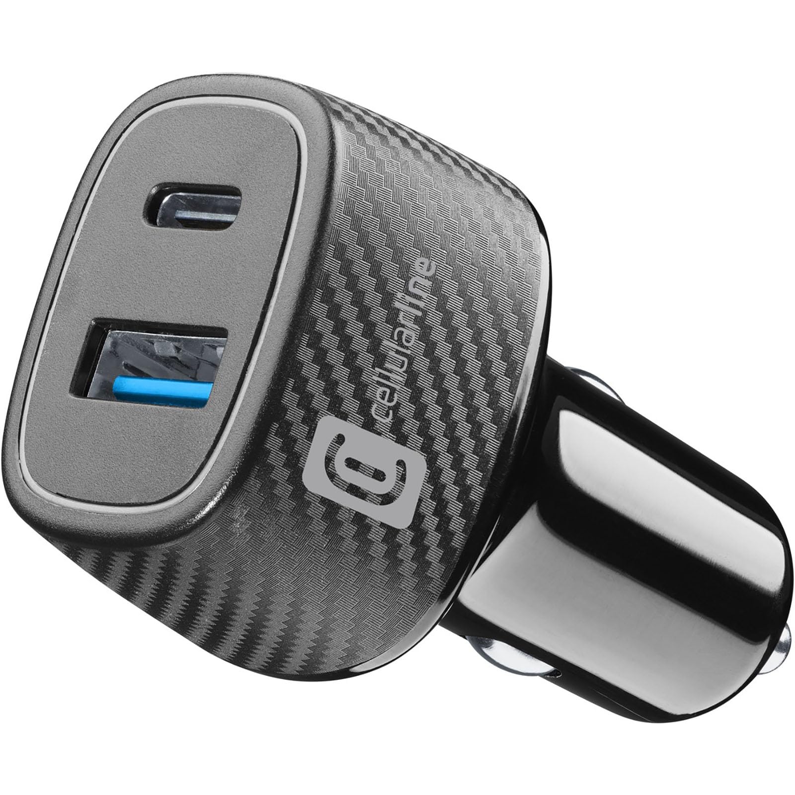 Cellularline | Kfz-Ladegerät | Car Multipower Ultra ausgestattet mit USB-Anschluss und USB-C-Anschluss Cellularline | Kfz-Ladegerät | Car Multipower Ultra ausgestattet mit USB-Anschluss und USB-C-Anschluss von cellularline