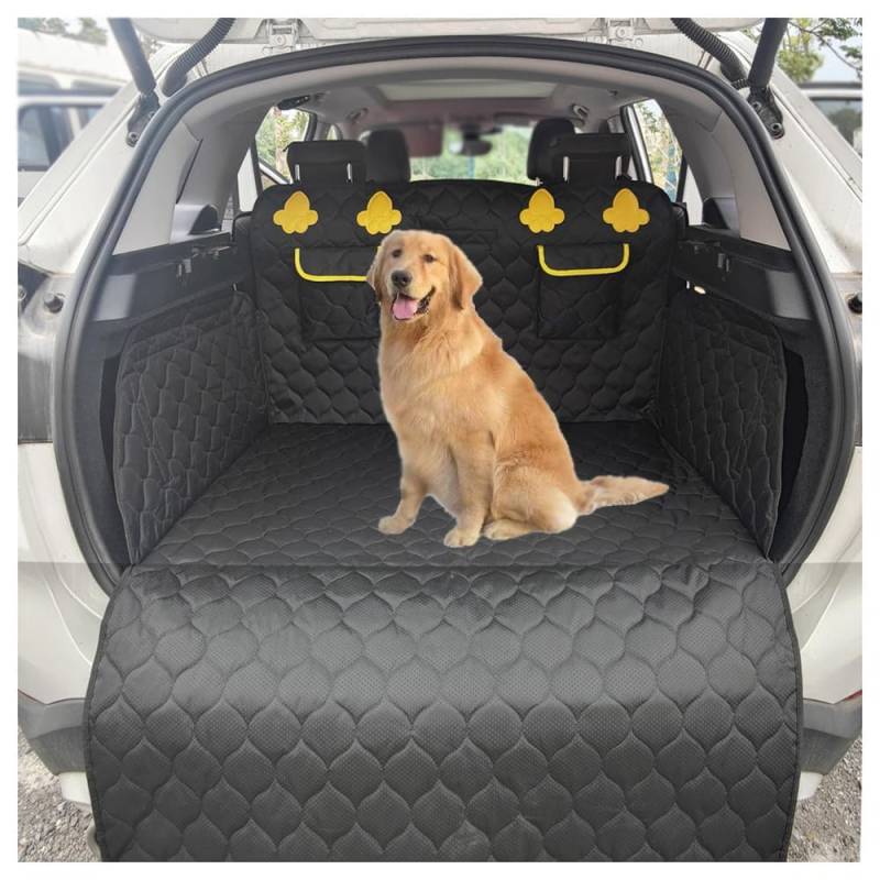 cenrf Kofferraumschutz Hund, für BMW 1er F40 ab 2019 Wasserabweisend Pflegeleicht Hundedecke mit Aufbewahrungstasche mit Ladekantenschutz von cenrf