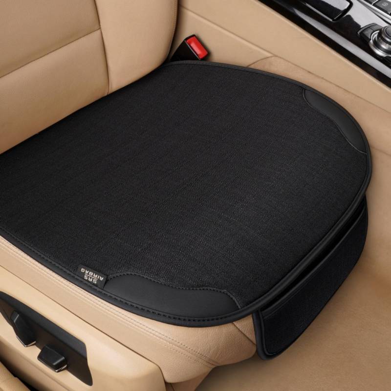 champracer Sitzkissen Auto, Stilvolle Sitzkissen Auto Vordersitze, Anti Rutsch Autositzschoner, Sitzbezug Set Universal, Geeignet für Vier Jahreszeiten (3-Stück-Set,B) von champracer