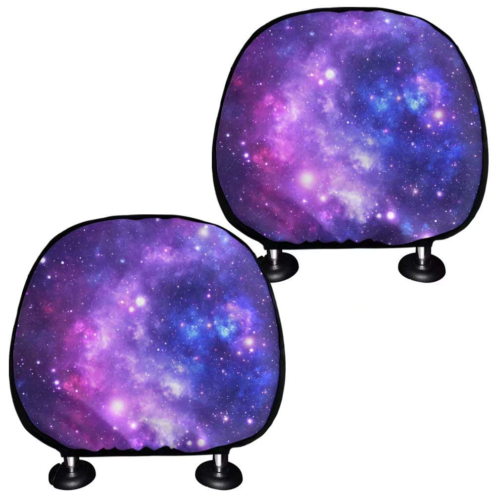 chaqlin 2er-Set Auto Kopfstützenschutz für Damen Damen, Universal Truck SUV Van Auto Innenzubehör Fit Galaxy Starry Print Langlebiges Kopfstützenkissen chaqlin 2er-Set Auto Kopfstützenschutz für Damen Damen, Universal Truck SUV Van Auto Innenzubehör Fit Galaxy Starry Print Langlebiges Kopfstützenkissen von chaqlin