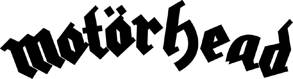 chemstickattack Motörhead Logo Aufkleber Sticker Heckscheibenaufkleber Lemmy ca.100x28 cm schwarz von chemstickattack