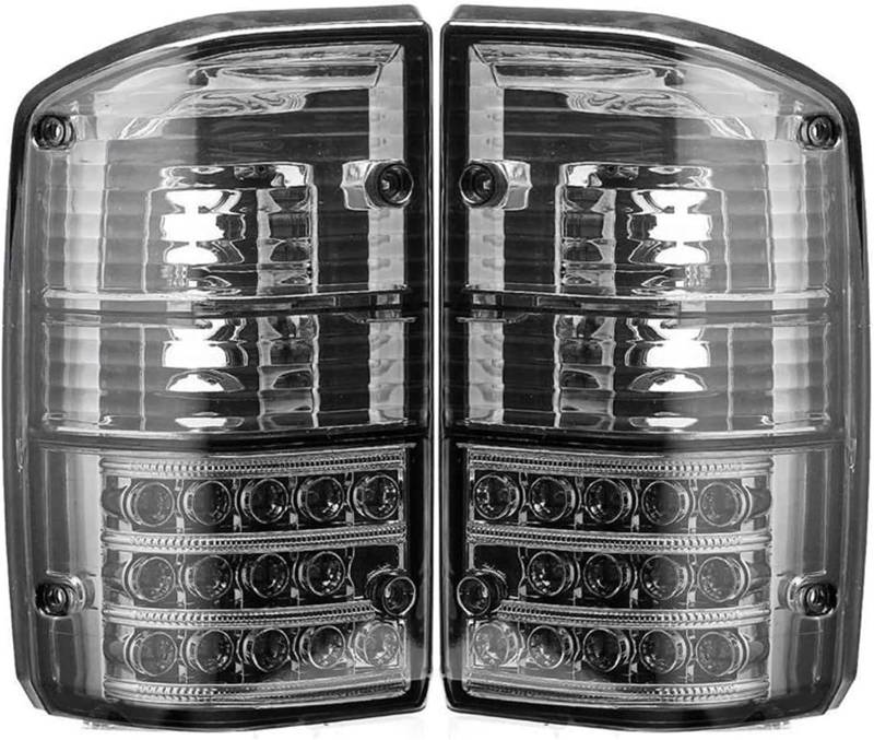 chusike Auto-Bremslichter Für Nissan für Patrol GQ 1988-1997 Auto Bremse Bremsleuchte Nebelscheinwerfer Rücklicht(Schwarz) von chusike